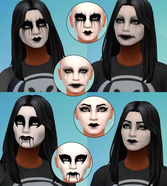 sims 4 face paint cc