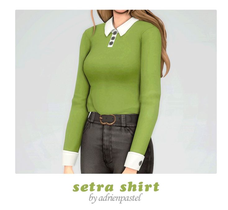 sims 4 female shirt maxis match
