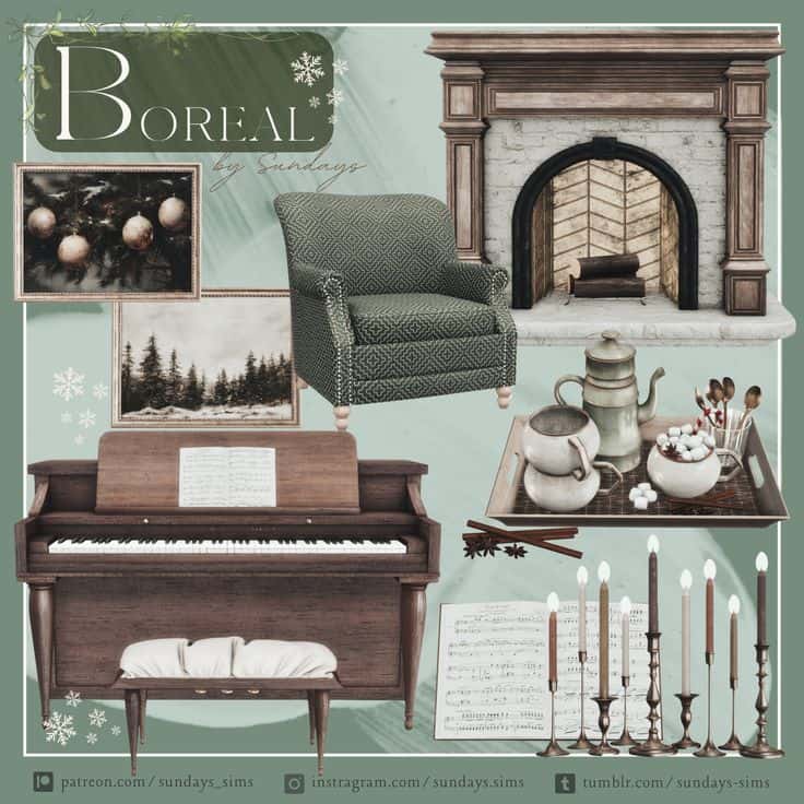 sims 4 furniture maxis match