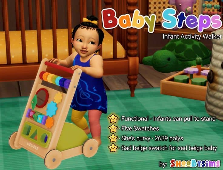 sims 4 infant activity walker
