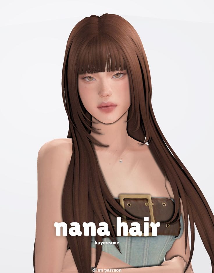 sims 4 long cc hair