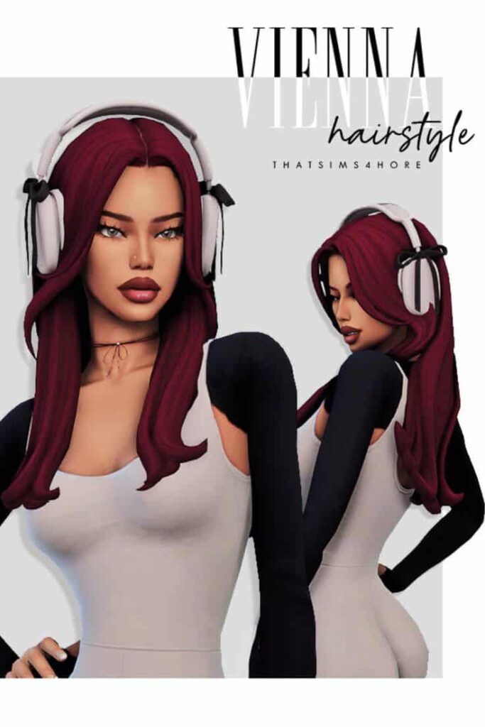sims 4 long wavy hair cc