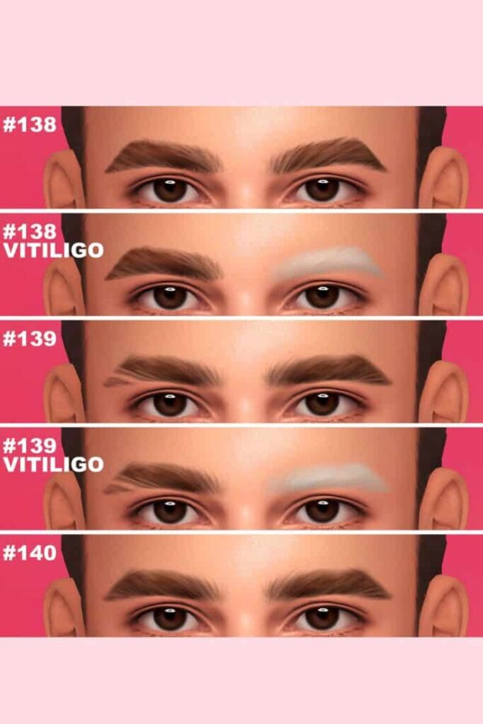 sims 4 male eyebrows