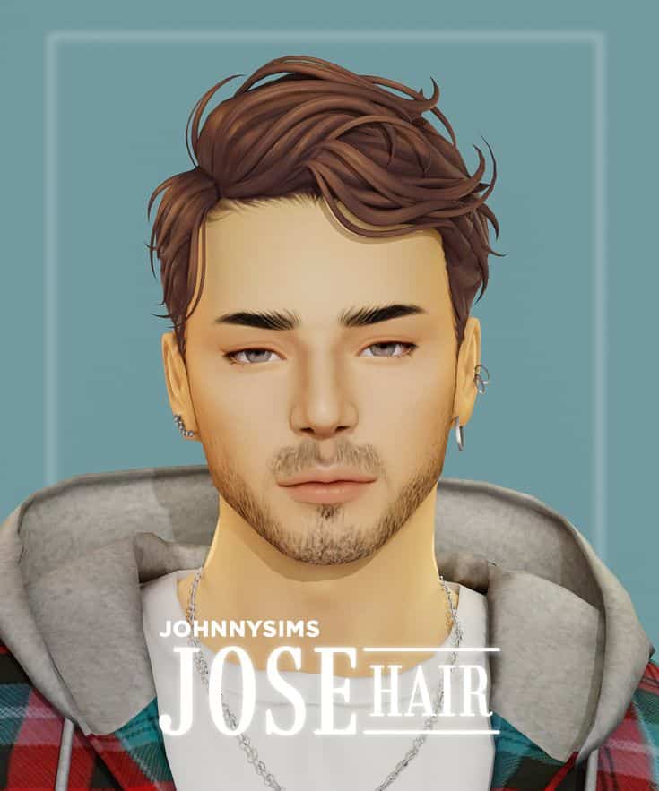 sims 4 male wavy hair