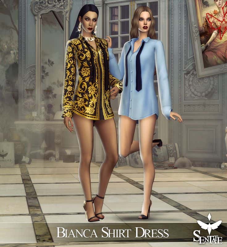 sims 4 shirt dress cc