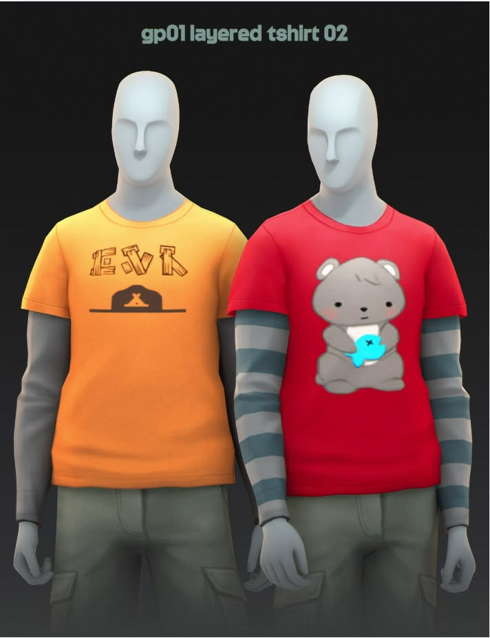 sims 4 t-shirt cc