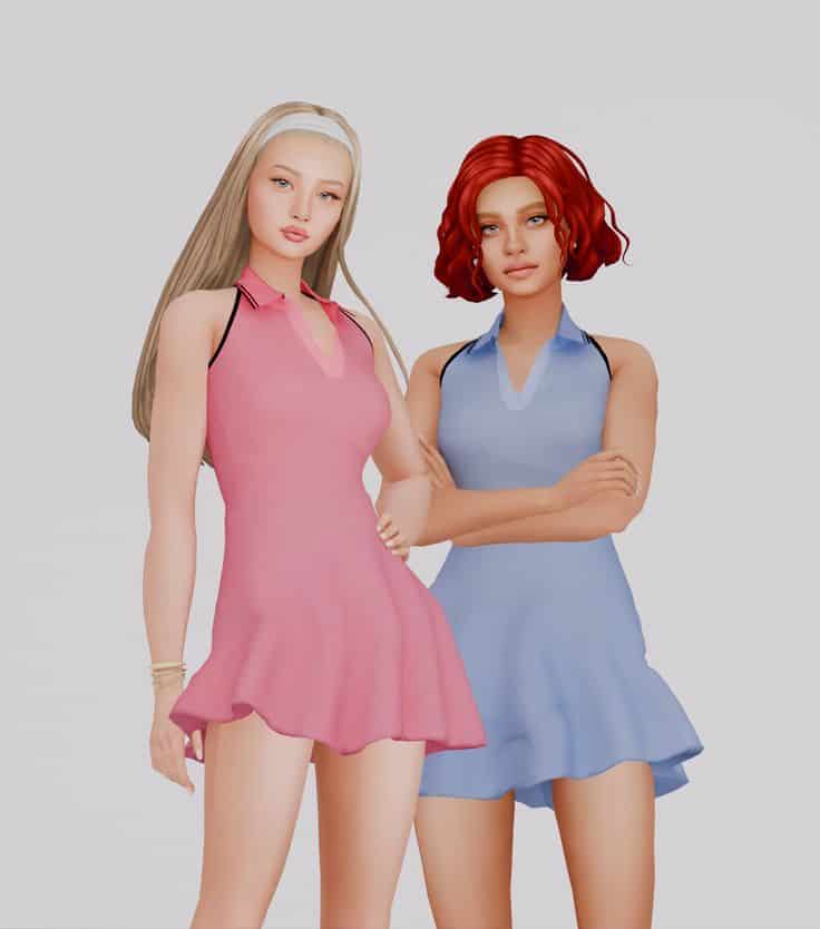 sims 4 tennis dress