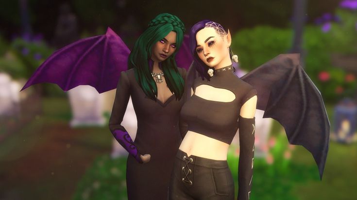 bat wings sims 4