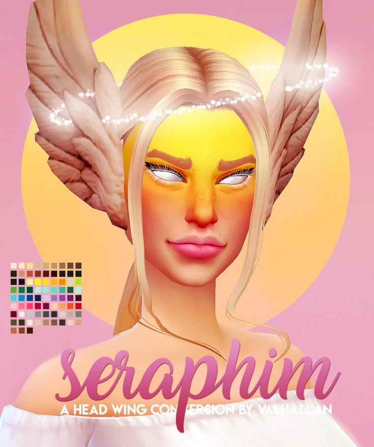 sims 4 head wings cc