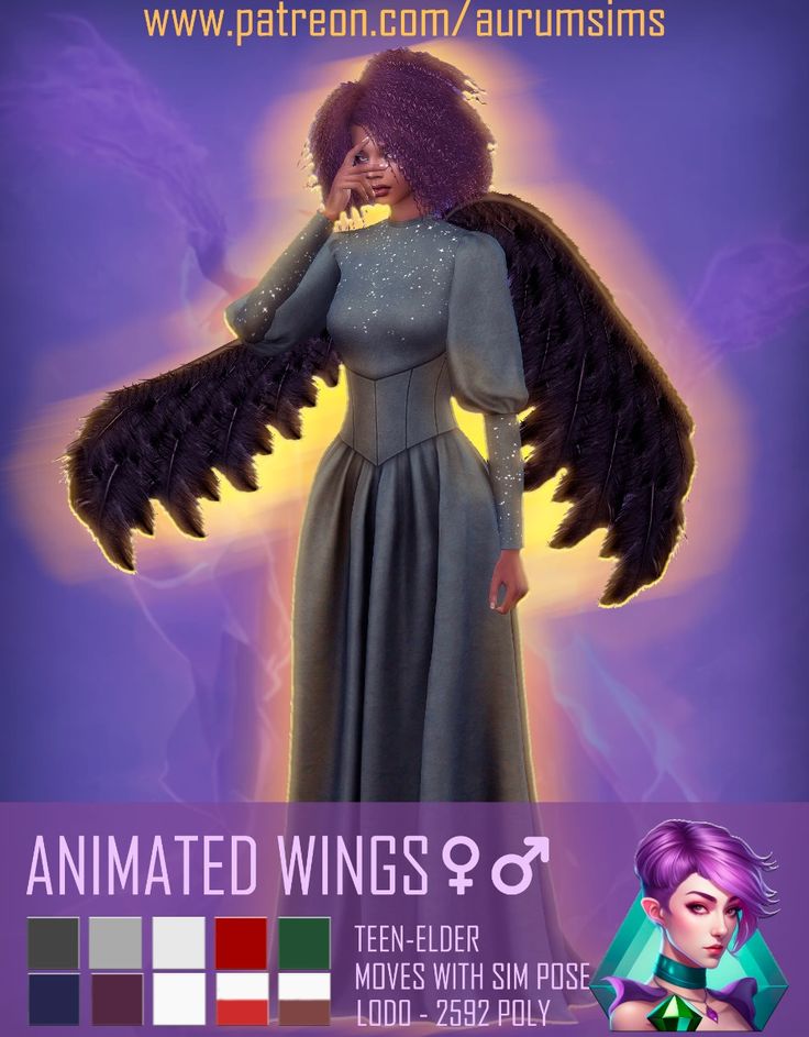 sims 4 wings accessory