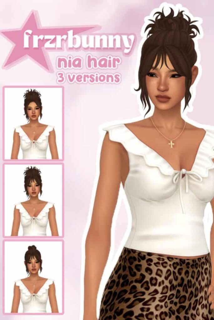 female hair cc