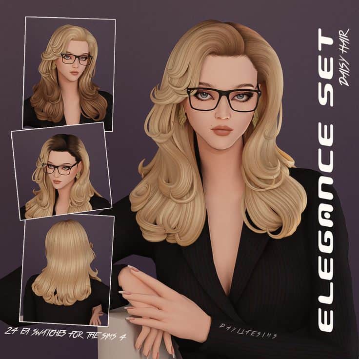 latest sims 4 wavy hair