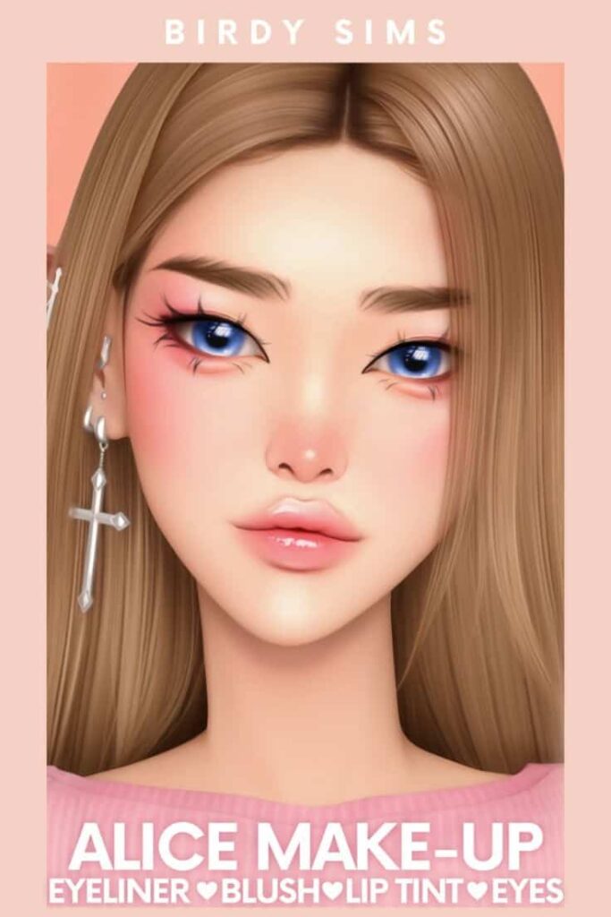 makeup cc set sims 4