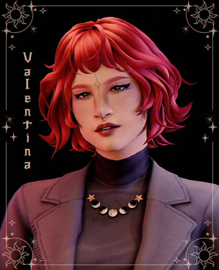 short hair cc sims 4