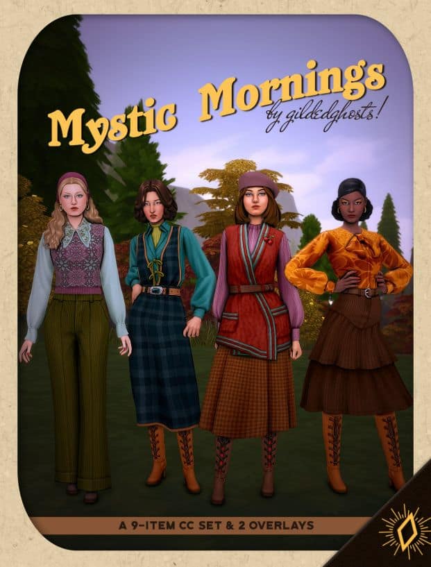 sims 4 70s cc pack