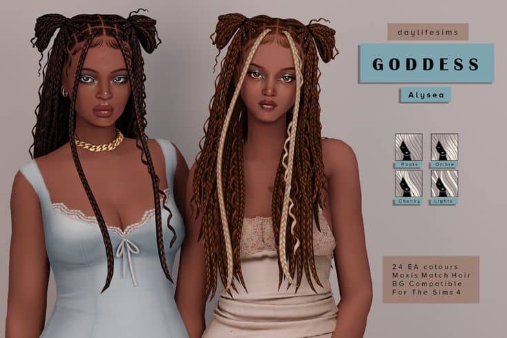 sims 4 braids cc