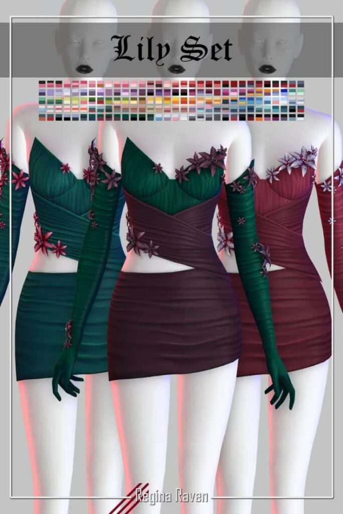 sims 4 dresses pack