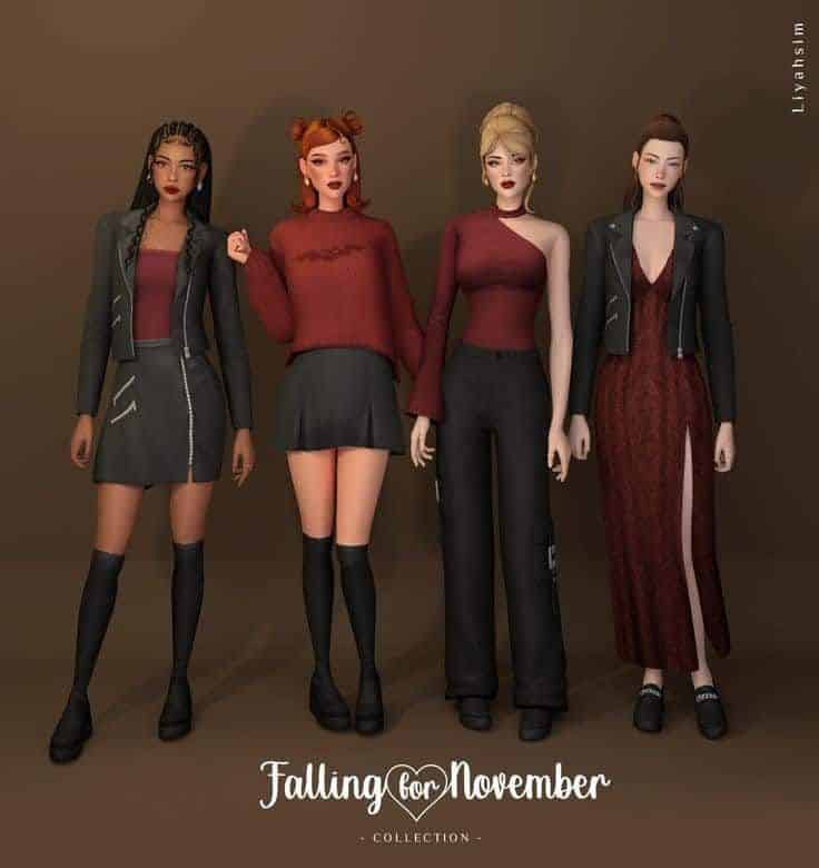 sims 4 fall collection