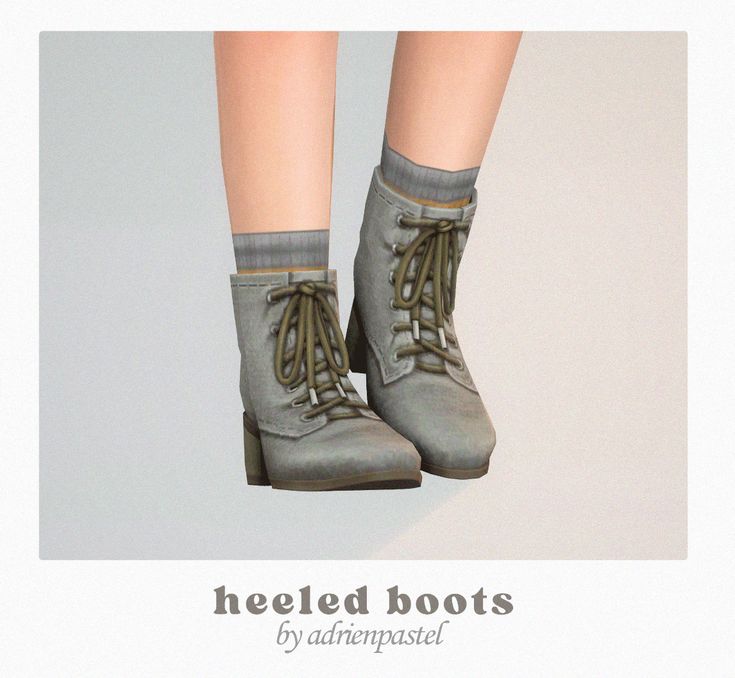 sims 4 heeled boots cc
