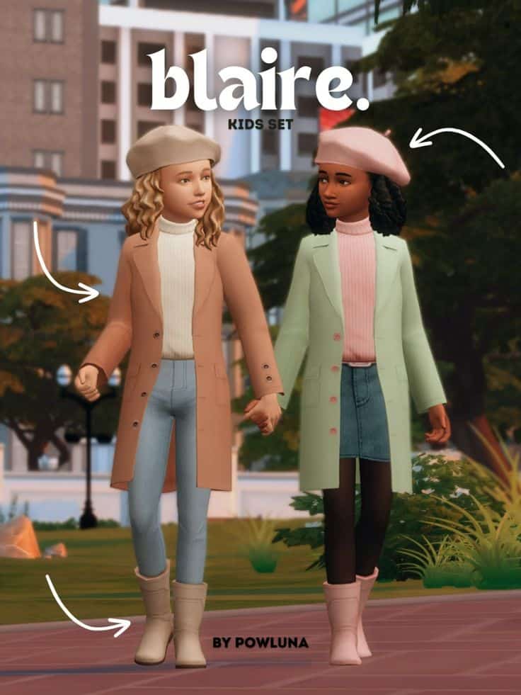 sims 4 kids set