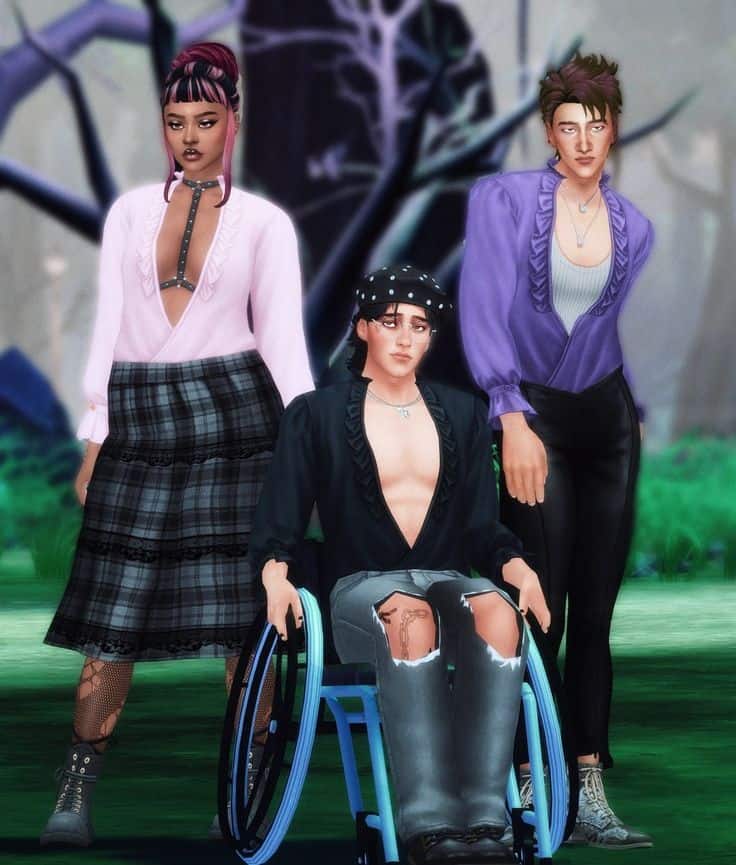 sims 4 life and death shirt