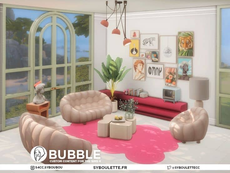 sims 4 living room mm