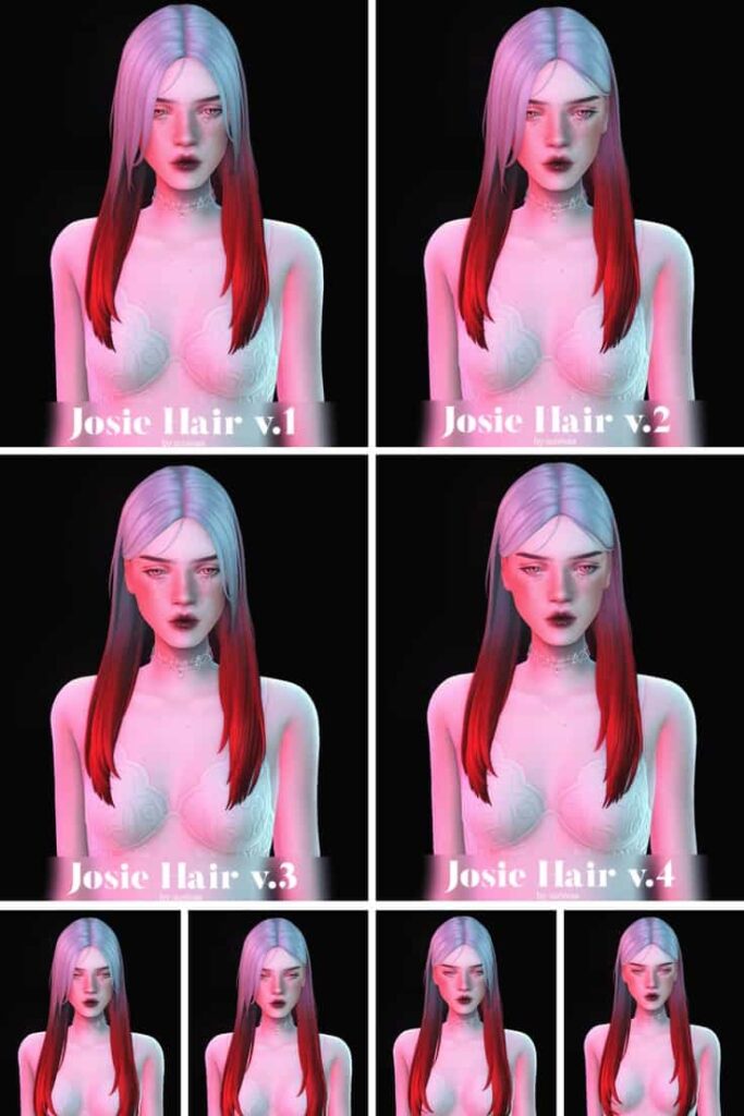 sims 4 long straight hair