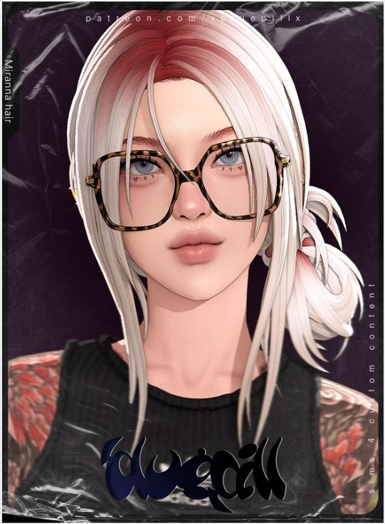 sims 4 low bun hair cc