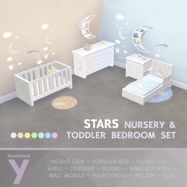 sims 4 nursery set