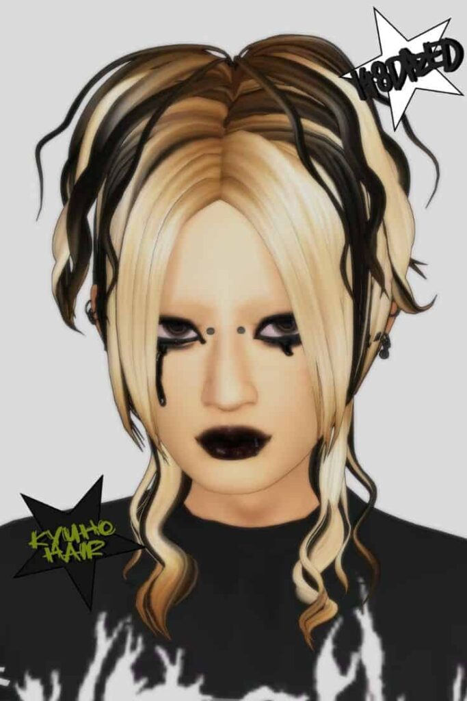 sims 4 punk hair
