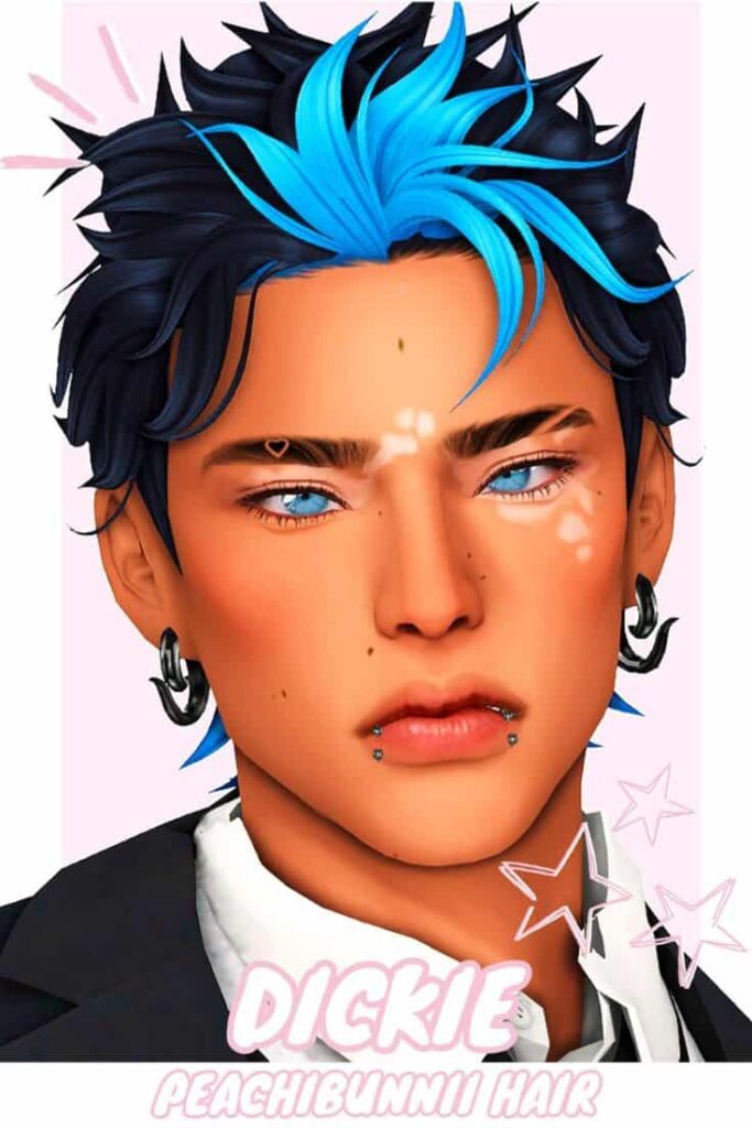 sims 4 spike hair cc