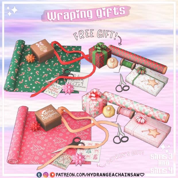 sims 4 wrapping gifts