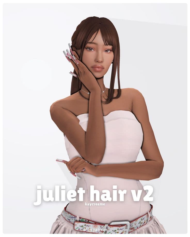the sims 4 high ponytail