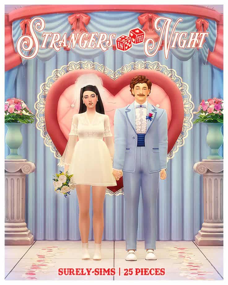 the sims 4 wedding cc pack