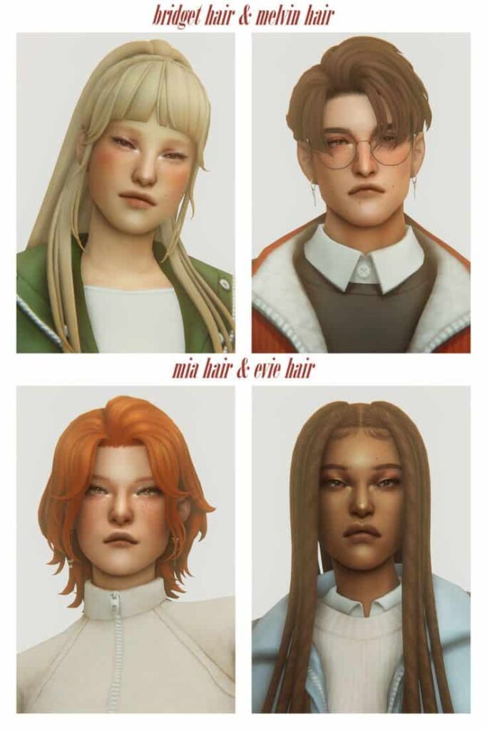best hair cc pack