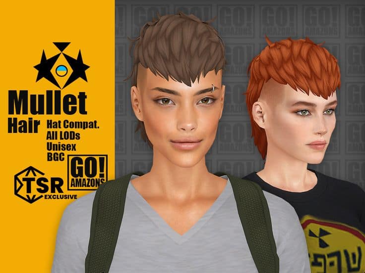 best sims 4 mullet