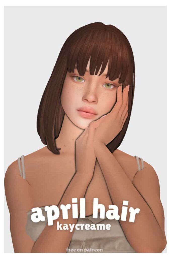 sims 4 medium length hair cc