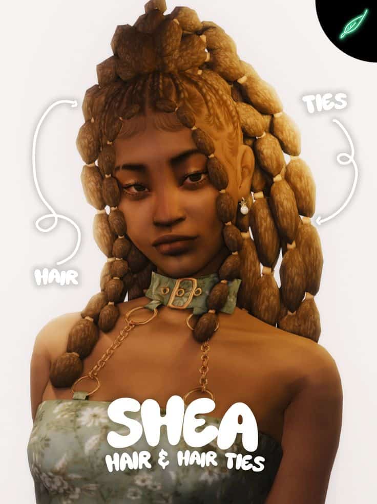 sims 4 thick braids