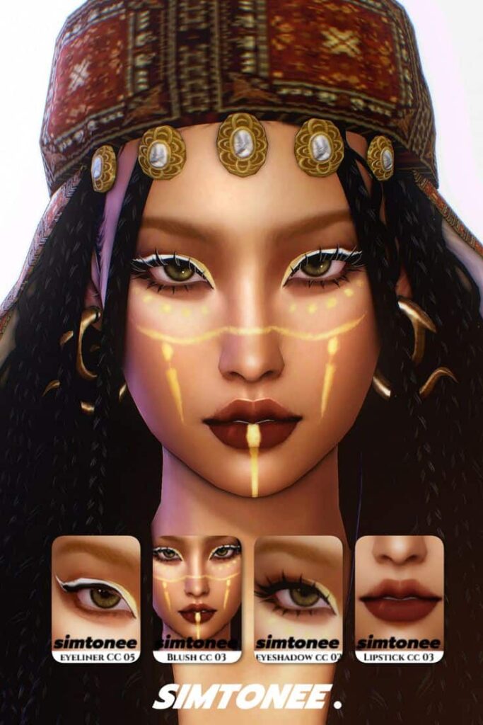 simtonee makeup cc set