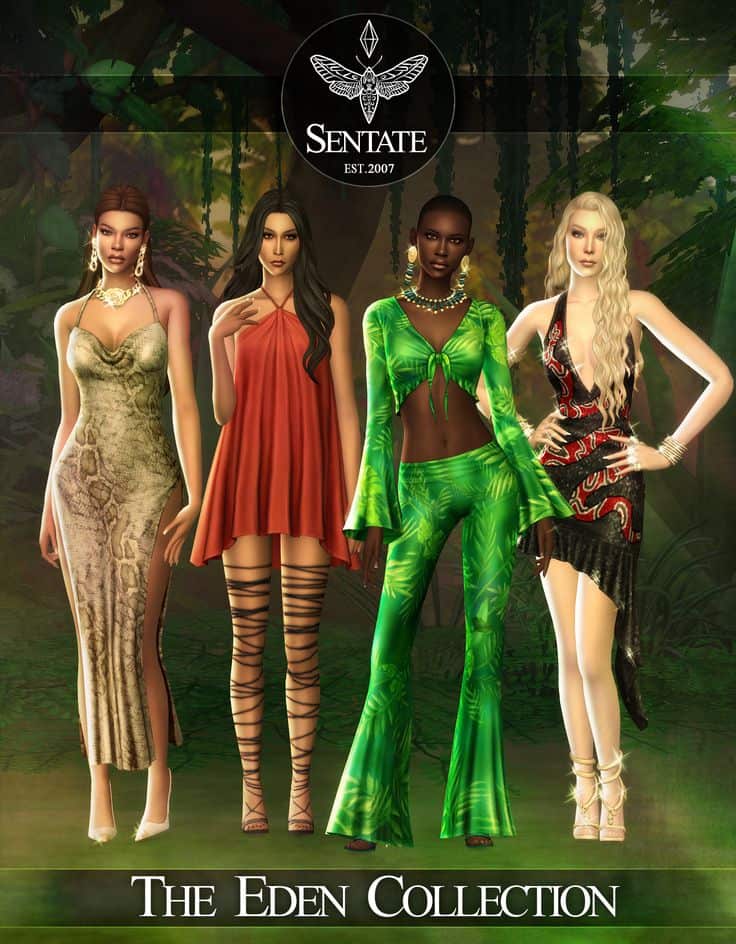best female clothes cc pack
