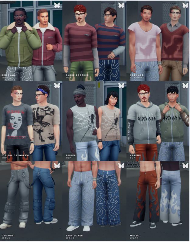 best sims 4 male clothes cc maxis match