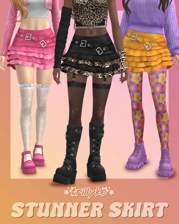 best sims 4 mini skirts