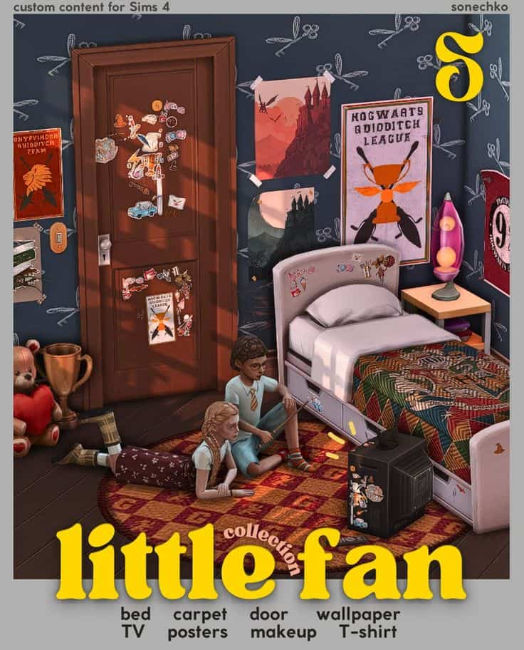 kids bedroom cc pack sims 4