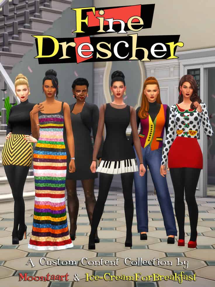 sims 4 90s clothes set