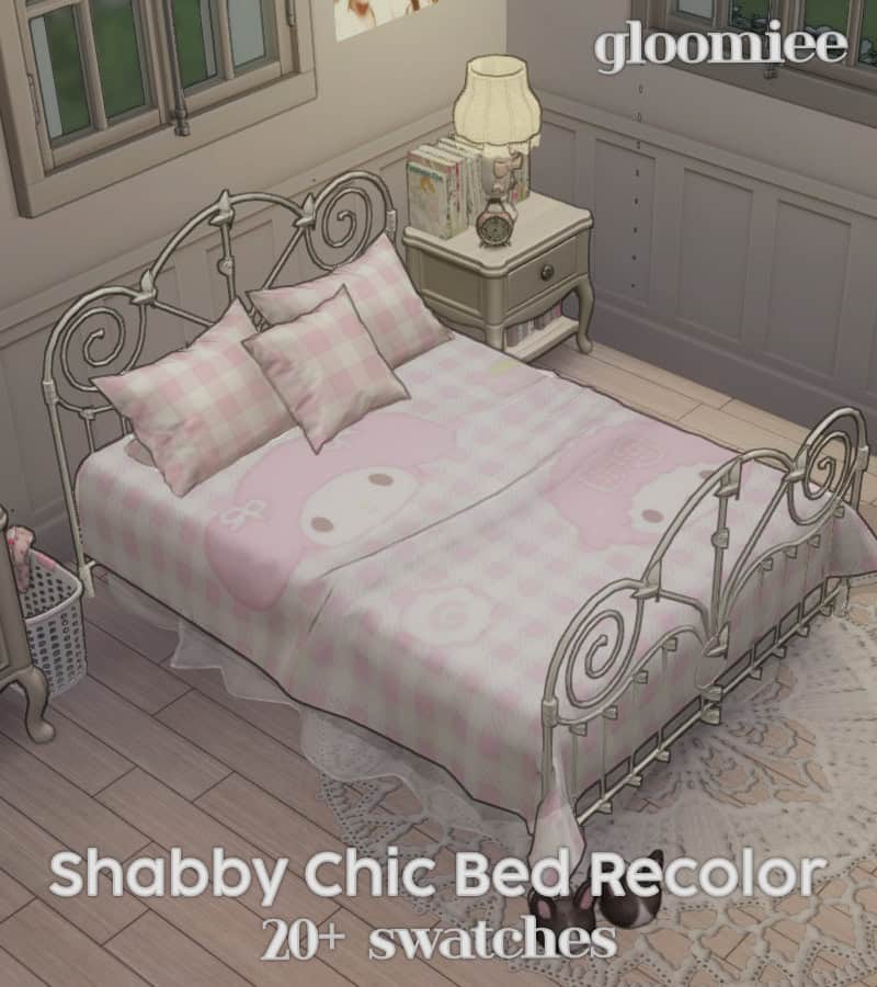 sims 4 bed recolor