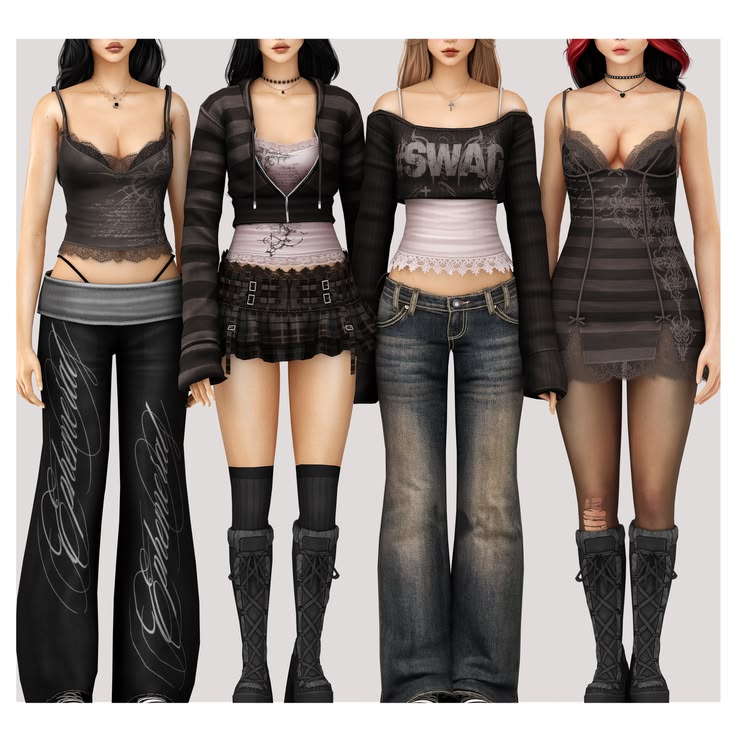 sims 4 cc clothes collection