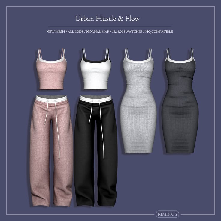 sims 4 clothes cc set