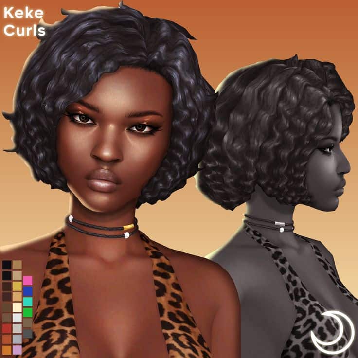 sims 4 curly cc hair