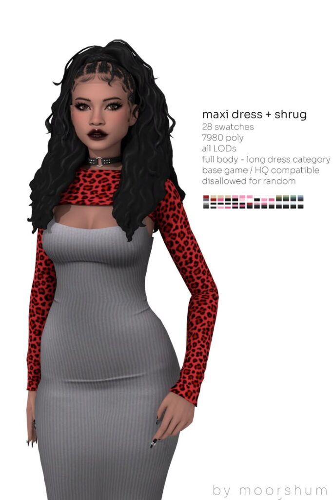 sims 4 dress and shrung cc