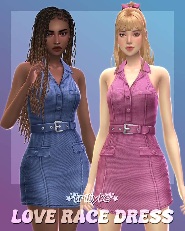 sims 4 dress cc by trillyke